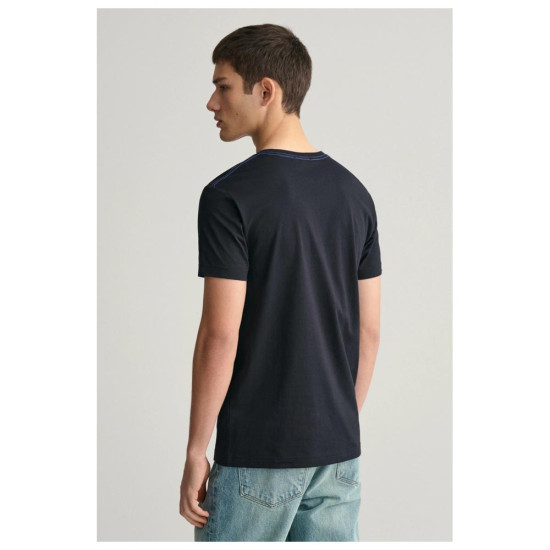 Gant Ανδρική κοντομάνικη μπλούζα Contrast Logo Tee